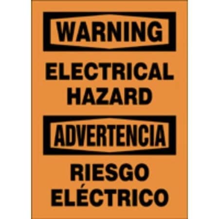 Accuform BILINGUAL OSHA SAFETY SIGN ELECTRICAL SBMELC329XT